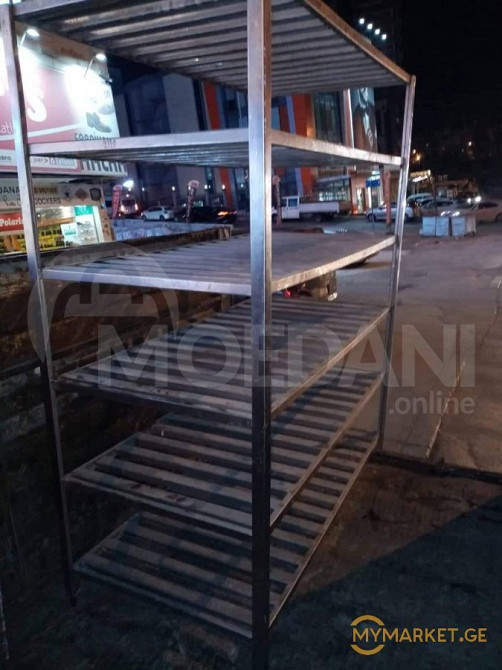 უჟანგავი ლითონის სტელაჟი ევროპიდან+განვადება თბილისი - photo 1