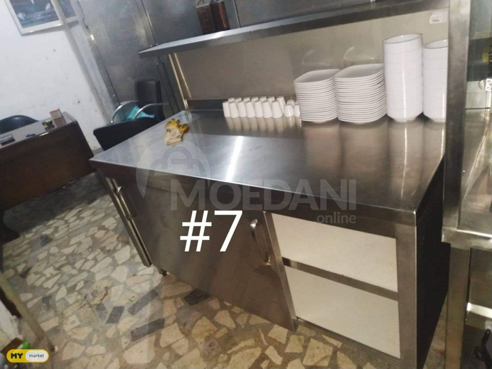 უჟანგავი ლითონის სამუშაო მაგიდა ევროპიდან+განვადება თბილისი - photo 1