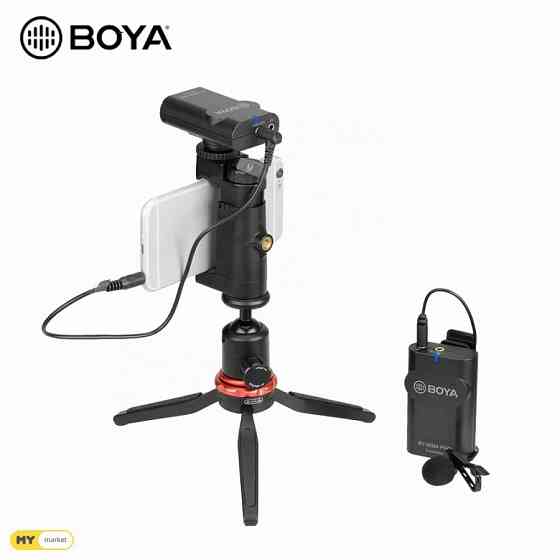 ☘️Boya BY-WM4 PRO-K1 ბლუთუზ ხმის ჩამწერი☘️ თბილისი