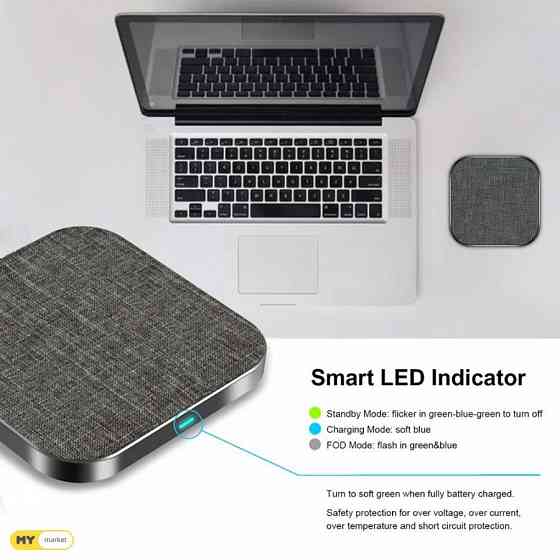 ☘️Qi Wireless Charging 10 W wireless charger☘️ Tbilisi