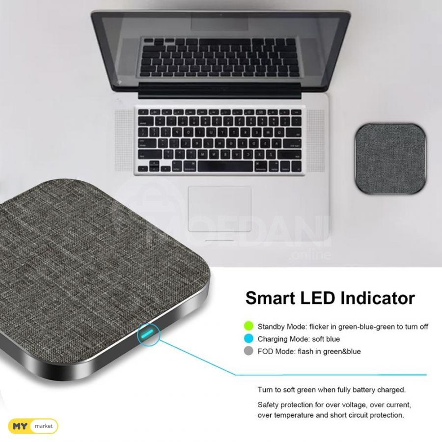 ☘️Беспроводное зарядное устройство Qi Wireless Charging 10 Вт☘️ Тбилиси - изображение 2
