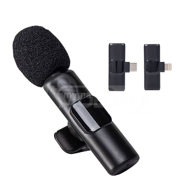 Wireless Microphone ტელეფონის უსადენო პეტლიჩკა მიკროფონი ☘️ თბილისი - photo 1