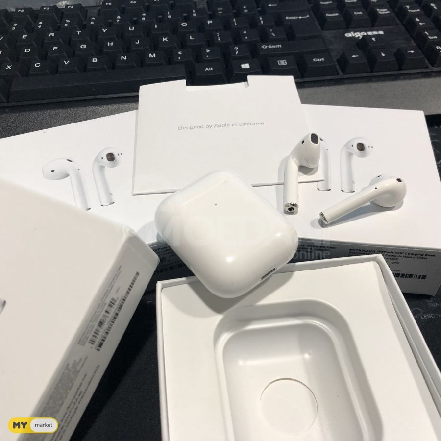 ☘️AirPods 2 replica Bluetooth headset Earpod 2 ☘️ Tbilisi - photo 3
