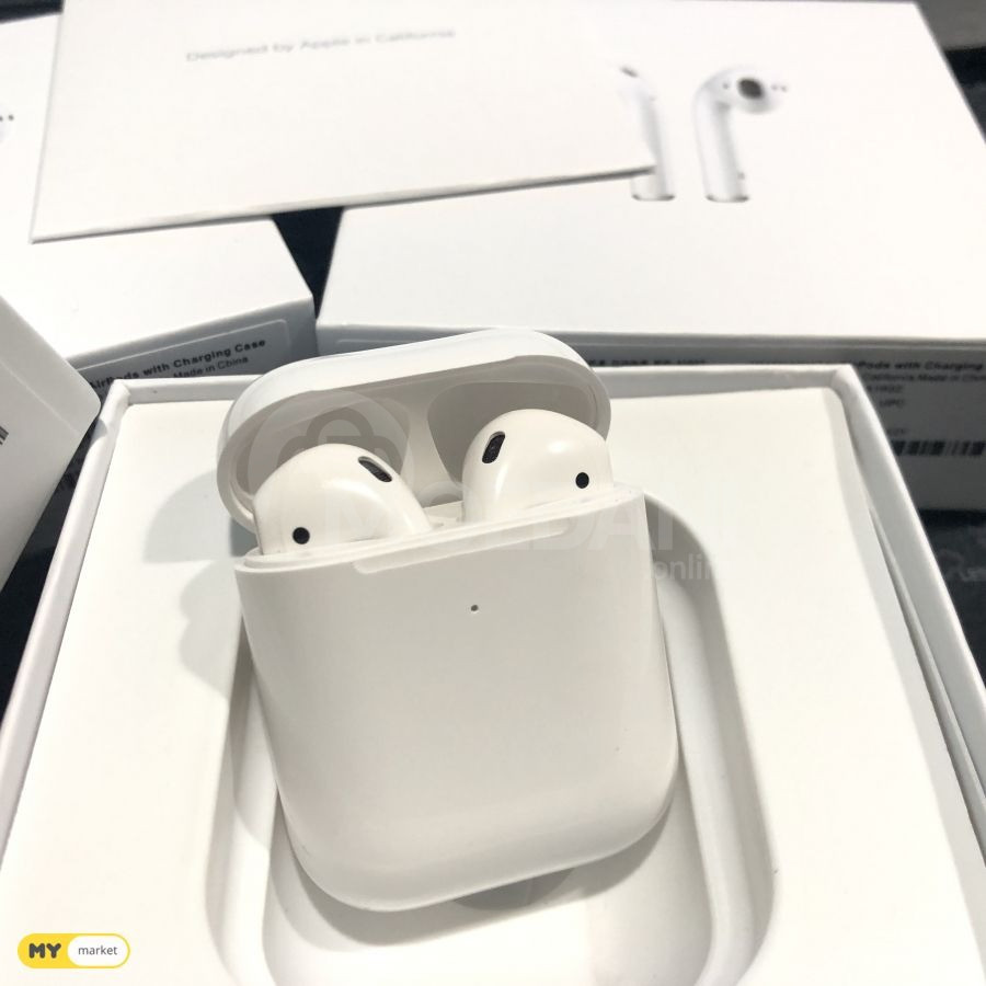 ☘️AirPods 2 replica Bluetooth headset Earpod 2 ☘️ Tbilisi - photo 2