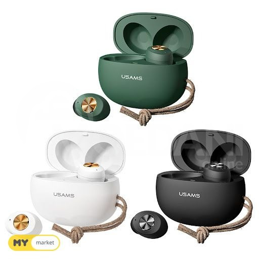 ☘️Usams ES TWS Earbuds Usams bluetooth earphone ☘️ Tbilisi - photo 2