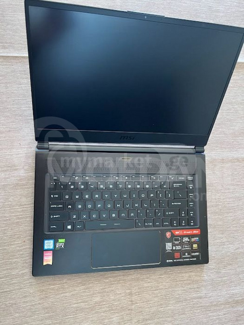 MSI Stealth GS65 i7-9750H RTX2080 ✅ ახალივით. თბილისი - photo 3