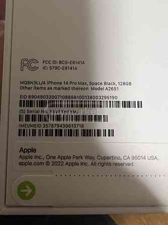 iPhone 14 Pro Max Space Black New თბილისი