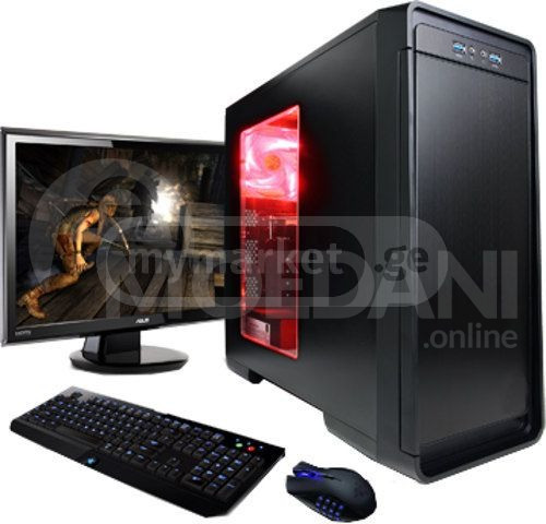 Компьютер I5 7500//8GB//500GB//120GB полный комплект Тбилиси - изображение 1