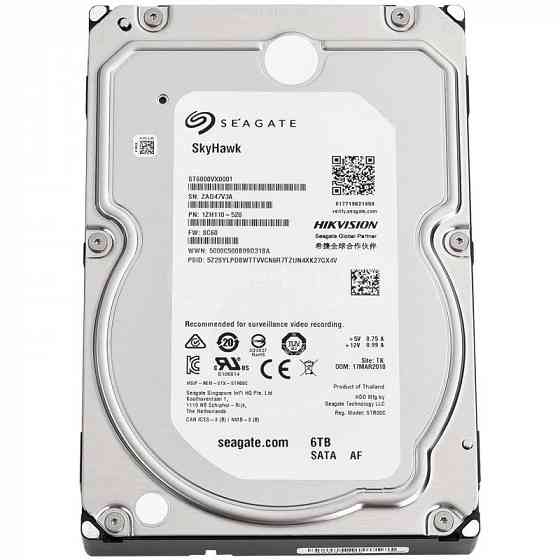 6TB Winchester Seagate Skyhawk Hikvision 100% 50 days Tbilisi