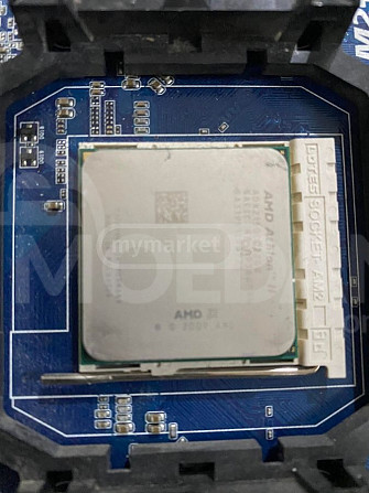 Материнская плата AMD DDR2 + процессор Тбилиси - изображение 2