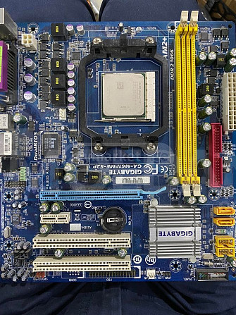 Материнская плата AMD DDR2 + процессор Тбилиси - изображение 1