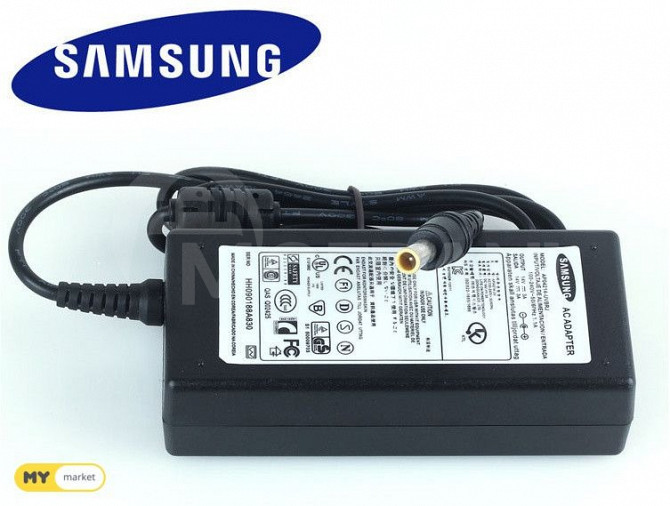Зарядные устройства для ноутбуков Samsung 19В-3,16А (5,5мм x 3,0мм) Тбилиси - изображение 1