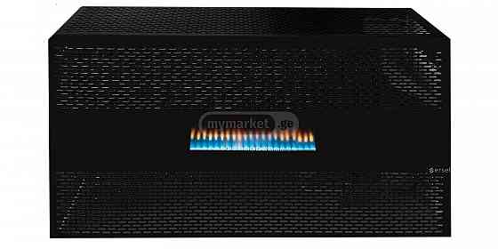 Газовый обогреватель ERSEL 9000 с эффектом камина черный (90-100 кВт) Тбилиси