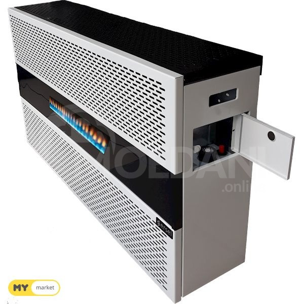 Газовая колонка AOG 100 C с эффектом белого камина (110 м²) Тбилиси - изображение 2