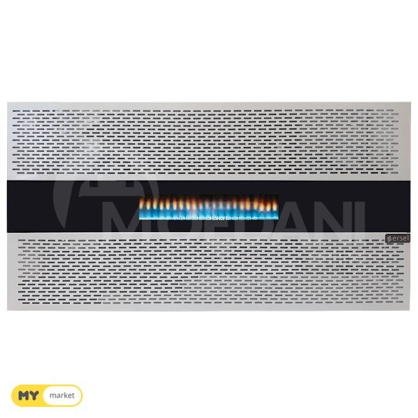 Газовая колонка AOG 100 C с эффектом белого камина (110 м²) Тбилиси - изображение 3