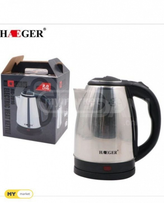 Чайник Электрический чайник HAEGER Бесплатная доставка 45мин PI Тбилиси - изображение 2