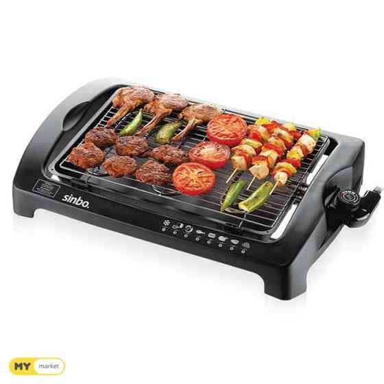 Электрический гриль Makali Samsabbe SINBO Бесплатная доставка 45мин ПОС Тбилиси