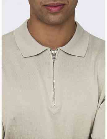 ONLY & SONS - ONSWYLER LIFE REG 14 SS ZIP POLO KNIT თბილისი