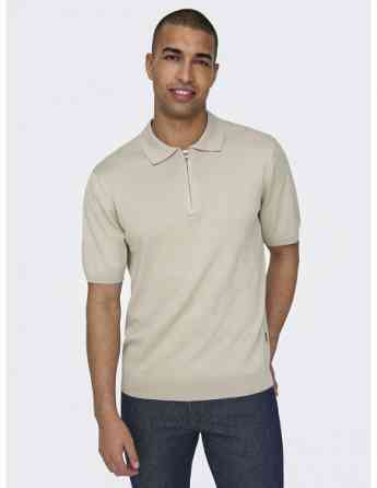 ONLY & SONS - ONSWYLER LIFE REG 14 SS ZIP POLO KNIT თბილისი