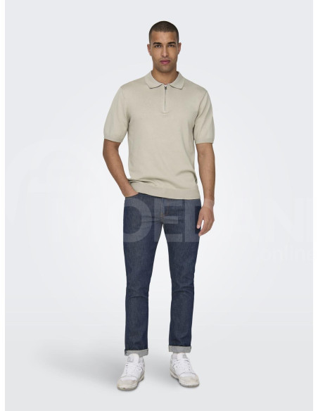 ONLY & SONS - ONSWYLER LIFE REG 14 SS ZIP POLO KNIT თბილისი - photo 5
