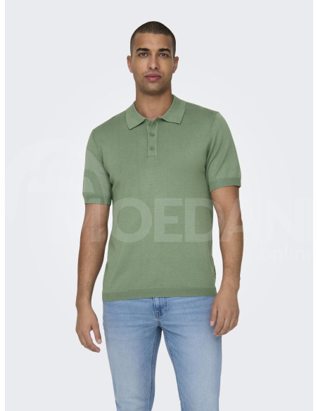 ONLY & SONS - ONSWYLER LIFE REG 14 SS POLO KNIT NOOS თბილისი - photo 1