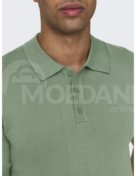 ONLY & SONS - ONSWYLER LIFE REG 14 SS POLO KNIT NOOS თბილისი - photo 4