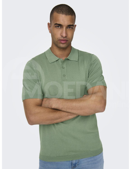 ONLY & SONS - ONSWYLER LIFE REG 14 SS POLO KNIT NOOS თბილისი - photo 3