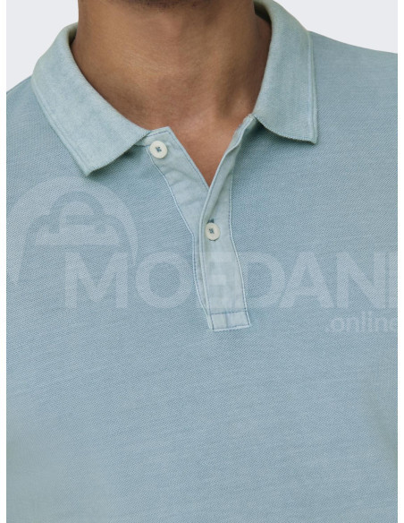 ONLY & SONS - ONSTRAVIS SLIM WASHED SS POLO NOOS თბილისი - photo 5