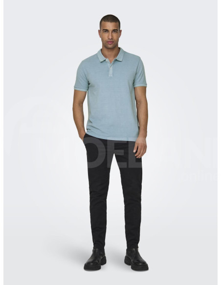 ONLY & SONS - ONSTRAVIS SLIM WASHED SS POLO NOOS თბილისი - photo 4