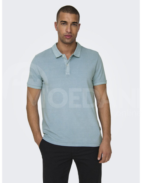 ONLY & SONS - ONSTRAVIS SLIM WASHED SS POLO NOOS თბილისი - photo 1