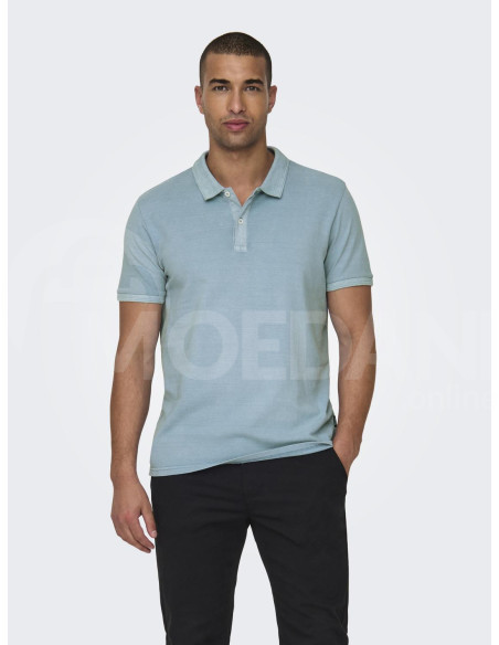 ONLY & SONS - ONSTRAVIS SLIM WASHED SS POLO NOOS თბილისი - photo 3