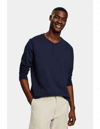 ESPRIT - Jersey Henley Top თბილისი