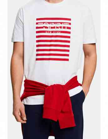ESPRIT - Logo Crewneck T-Shirt თბილისი