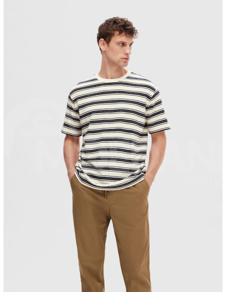 SELECTED HOMME - SLHRELAXSOLO STRIPE SS O-NECK TEE Tbilisi - photo 1