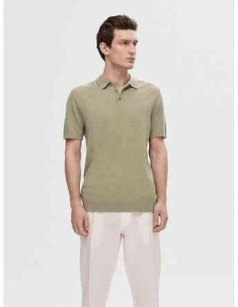 SELECTED HOMME - SLHBERG SS KNIT POLO NOOS Tbilisi