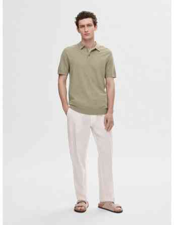 SELECTED HOMME - SLHBERG SS KNIT POLO NOOS Tbilisi