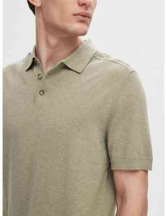 SELECTED HOMME - SLHBERG SS KNIT POLO NOOS Tbilisi