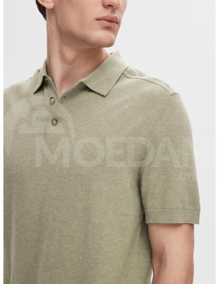 SELECTED HOMME - SLHBERG SS KNIT POLO NOOS Tbilisi - photo 4