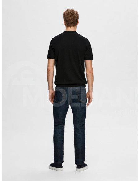 SELECTED HOMME - SLHBERG SS KNIT POLO NOOS თბილისი - photo 2