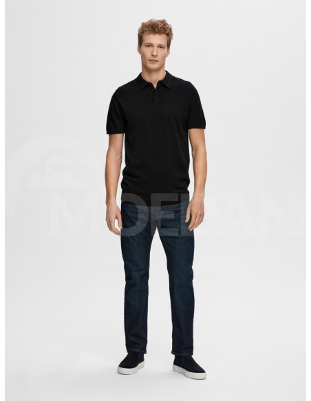 SELECTED HOMME - SLHBERG SS KNIT POLO NOOS თბილისი - photo 5