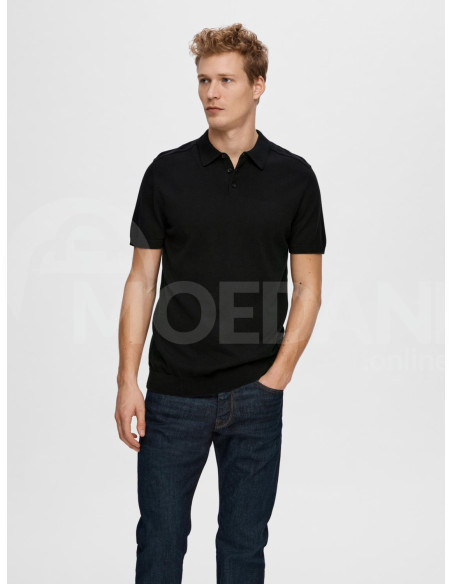 SELECTED HOMME - SLHBERG SS KNIT POLO NOOS თბილისი - photo 1