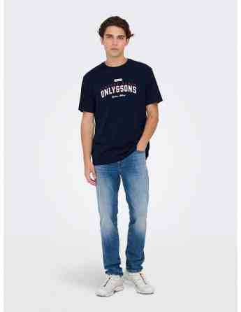 ONLY & SONS - ONSLENNY LIFE REG VINTAGE PRINT TEE NOOS Tbilisi