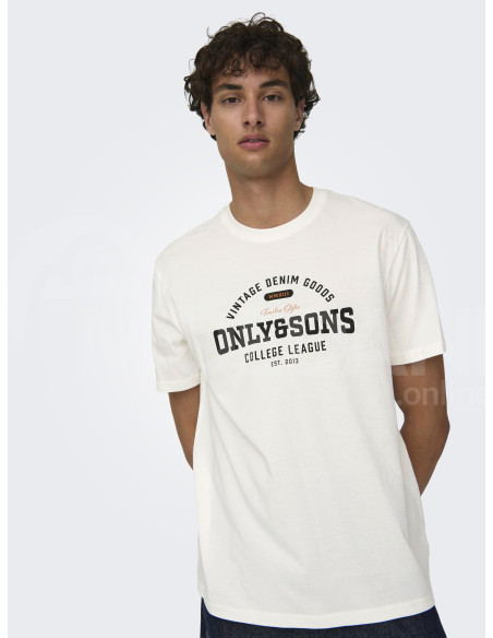 ONLY & SONS - ONSLENNY LIFE REG VINTAGE PRINT TEE NOOS Tbilisi - photo 1