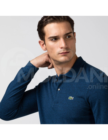 Lacoste - Mens Original Long Sleeve Heathered Cotton Polo თბილისი - photo 4