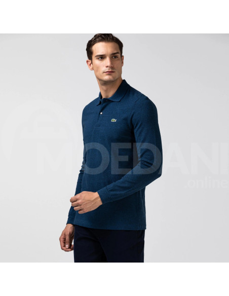Lacoste - Mens Original Long Sleeve Heathered Cotton Polo თბილისი - photo 3