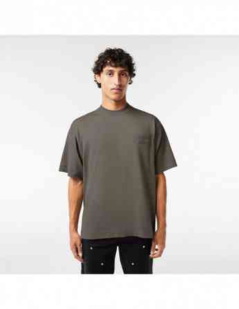 Lacoste - Embroidered Loose Fit Cotton T-shirt Тбилиси