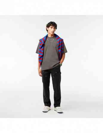 Lacoste - Embroidered Loose Fit Cotton T-shirt Тбилиси