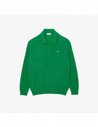 Lacoste - Mens Lacoste Relaxed fit Polo Shirt Collar Wool Sweater Тбилиси