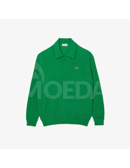 Lacoste - Mens Lacoste Relaxed fit Polo Shirt Collar Wool Sweater თბილისი - photo 4