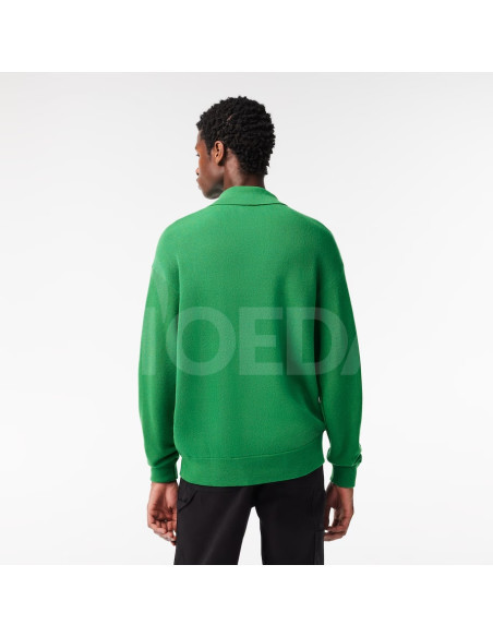Lacoste - Mens Lacoste Relaxed fit Polo Shirt Collar Wool Sweater თბილისი - photo 2